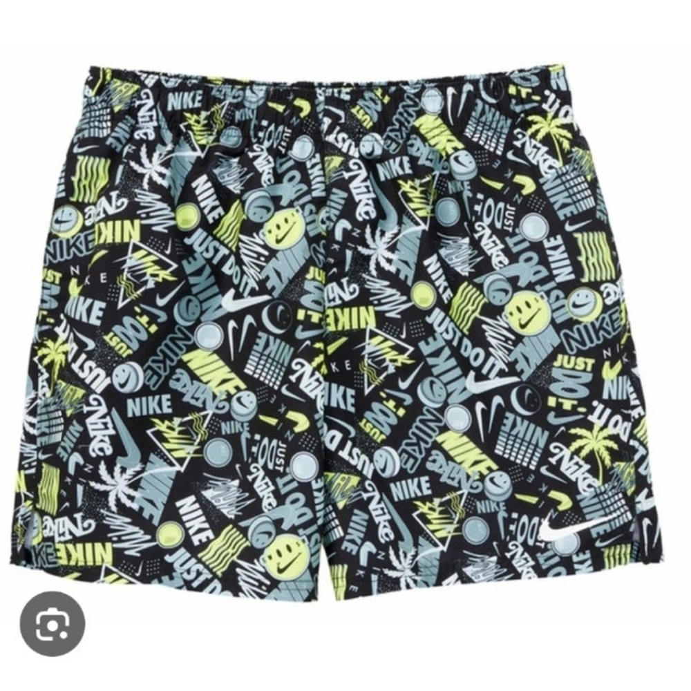 NWT Nike 5" Smiley Volley Shorts